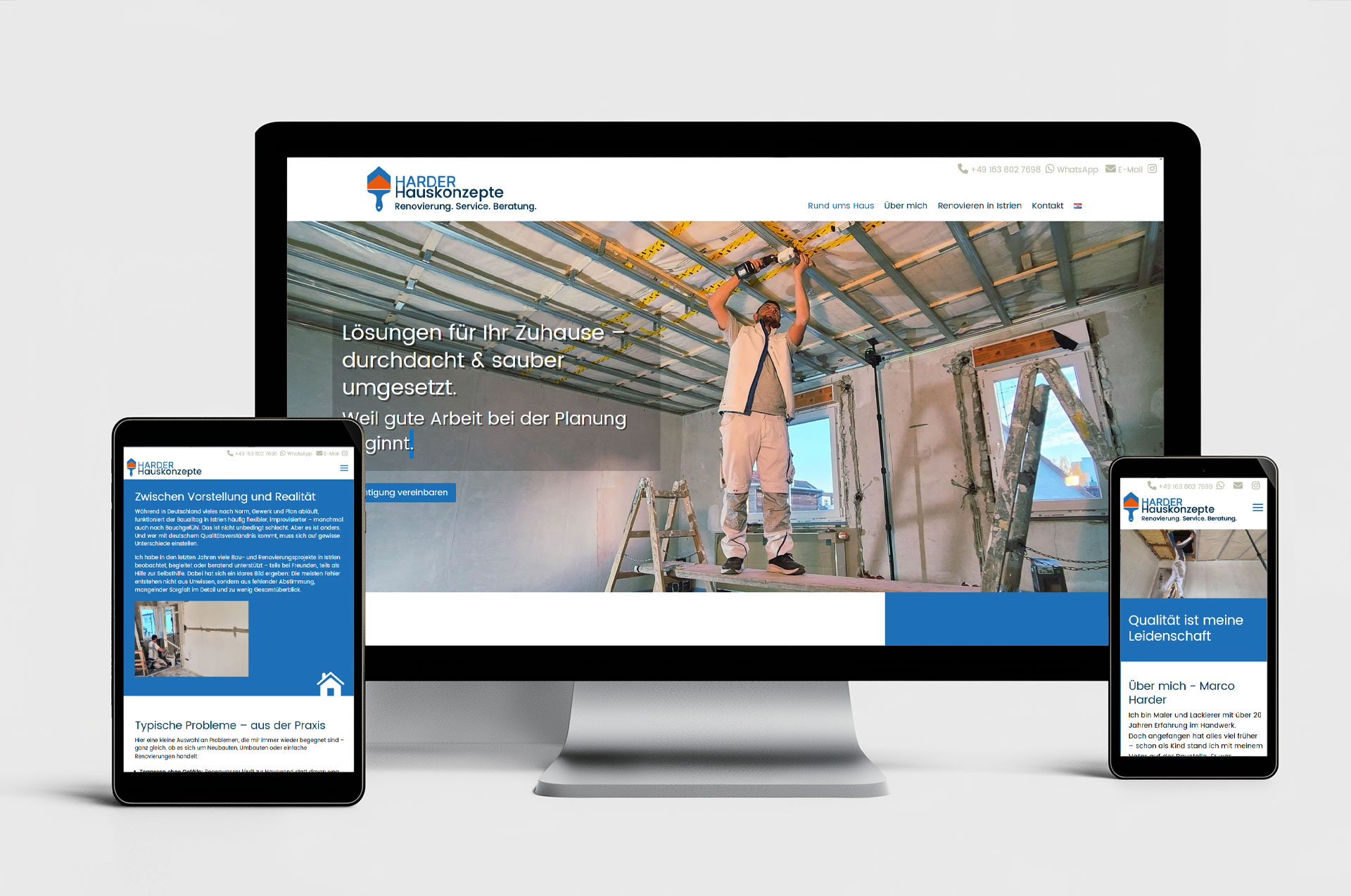 webdesign harder hauskonzepte PROJEKT webdesign harder hauskonzepte